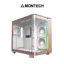 Montech King 95 Pro Rose Gold mid-tower case offers premium airflow, wide hardware compatibility, and an elegant rose-gold design for standout high-performance builds. KING 95 PRO Rose Gold