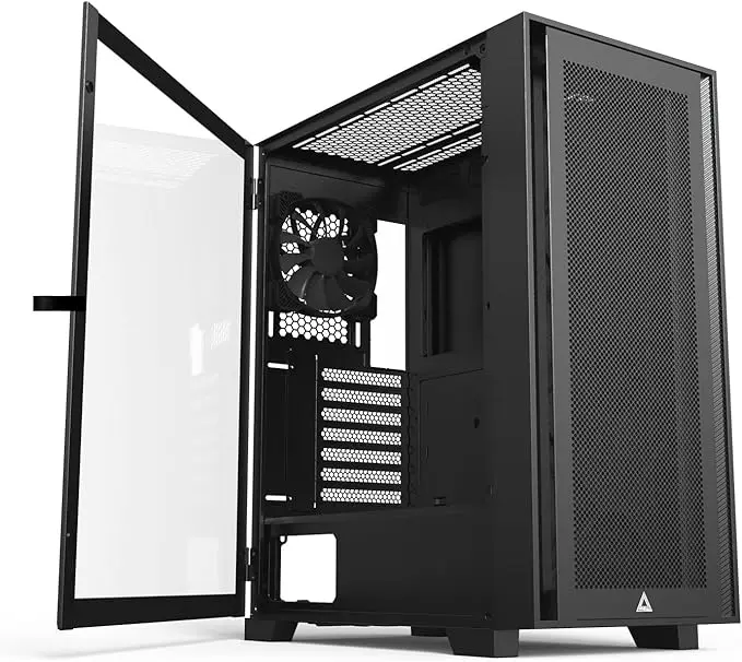 Montech BLACK 1000 case 3×120mm fans, GPUs motherboards.