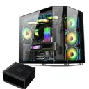 CASE Xander Crystal mid-tower offers a sleek ARGB design with 7 fans included and a powerful 850W PSU, delivering strong airflow and reliable performance for modern gaming builds. WCA0450