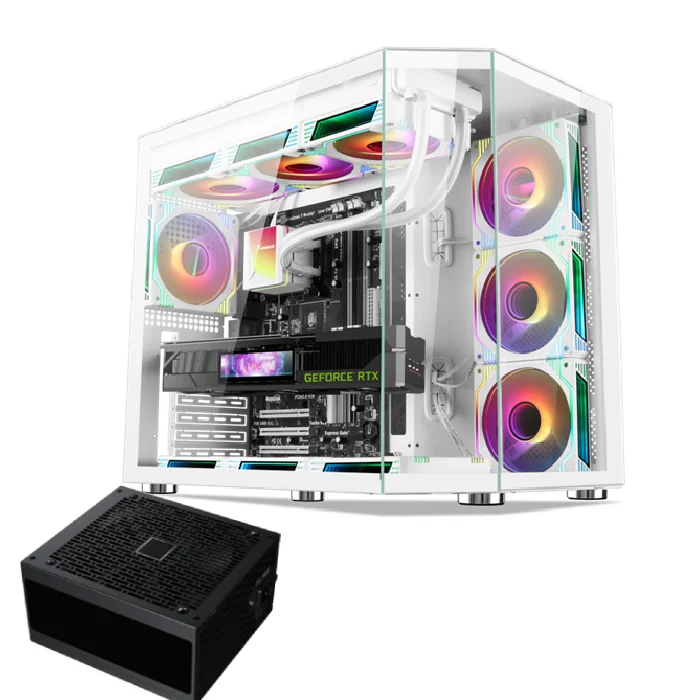 CASE WCA0443 7 fans 850W PSU,