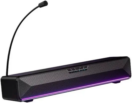 MCHOSE G20 Bluetooth speaker delivers rich stereo + bass sound, 360° HD mic clarity, RGB lighting, and Zero Sense Delay technology with up to 10m wireless range. MC-G20-1