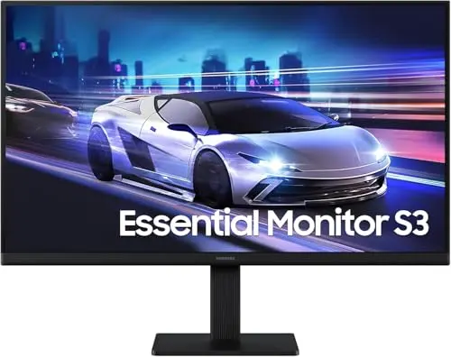 [LS24F330EAMXUE] Samsung 24" LS24F330EAMXUE LED Monitor, 120Hz Refresh Rate, 5ms Response Time, HDMI Connectivity, Slim Design- LS24F330EAMXUE