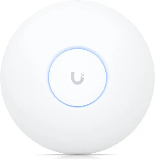 Ubiquiti U7 Pro Max Ceiling-mounted WiFi 7 Access Point, WiFi 7 with 6 GHz Support, 8 Spatial Streams, 500+ Connected Devices, 2.5 GbE Uplink, Whtie U7 Pro Max