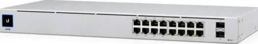 Ubiquiti Networks UniFi USW-16-POE Gen2 Configurable 16-Port Gigabit PoE Ethernet Switch With SFP  USW-16-PoE