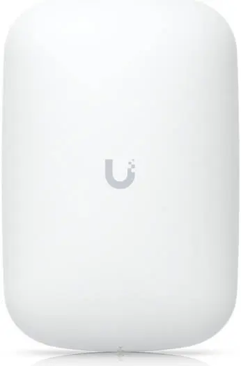 Ubiquiti Networks UniFi Access Point U6 Dual-Band Range Extender, WiFi 6, Up to 4.8 Gb/s Throughput, Outlet Plug-in, Manage via UniFi Mobile App, Whit U6-Extender
