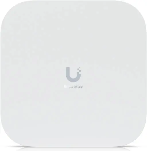 Ubiquiti Access Point, WiFi 7 Standard, 10 Spatial Streams, 1000+ Max Client Count, 2.4 GHz, 5 GHz & 6 GHz MIMO Performance, Up to 11.4 Gbps Supported Data Rates, White -EU E7