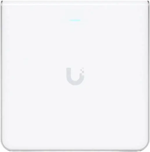 Ubiquiti AP, WiFi 6E, 10 Spatial Streams, 6 GHz, 4.8 Gbps, 4-Port Switch, White U6-Enterprise-IW U6 Enterprise In-Wall