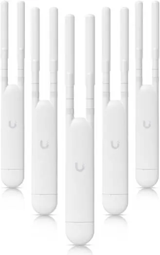 Ubiquiti AC Mesh Access Point, WiFi 5, 4 Spatial Streams, 140 m2 (1,500 ft2) Coverage, 200+ Connected Devices, Up to 867 Mbps Max Data Rate, Pack of 5  UAP-AC-M-5
