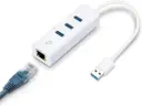 TP-Link USB 3.0 3 Port Hub & Gigabit Ethernet Adapter 2 in 1 USB Adapter , White UE330