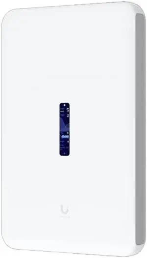 [Dream Wall] Ubiquiti Networks Dream Wall UniFi Cloud Gateway, 4.7" Touchscreen, ARM Cortex-A57, 4GB RAM, 16GB Storage, Up to 2.7 Gb/s Throughput, WiFi6, Dual-Band, Wall Mount, 300+ Clients, Whi Dream Wall