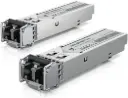 Ubiquiti Networks LC Multi-Mode SFP Optical Module Transceivers, Duplex LC, Up to 1.25 Gb/s Throughput, MM Fiber, up to 550m Range, Pack 2 UACC-OM-MM-1G-D-2