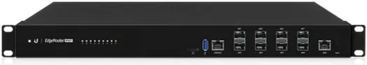[ER-8-XG] Ubiquiti Networks EdgeRouter Infinity ER-8-XG 8-Port 10G SFP+ Router, 10-Gigabit SFP+, 16GB DDR4 RAM, 18M PPS, 16 Cores, 1.8GHz Core, 80Gbps Throughput, Black. ER-8-XG