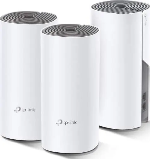 [Deco E4(3-Pack)] TP-Link Deco AC1200 Whole Home Mesh WiFi System Deco E4(3-Pack)