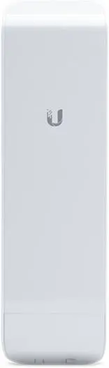 [NSM5] UBIQUITI 5.0GHz Nano MIMO 150+Mbps RANGE 15+Km , Indoor/Outdoor CPE, 2 x 10/100 Ethernet PoE Ports, Works airMAX , White NSM5