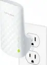TP-Link AC750 Mesh Wi-Fi Range Extender, Dual-Band Connectivity, 2.4GHz & 5GHz Frequency, 3x Antenna, Up to 433Mbps Signal Rate, 1x Ethernet Port, White RE200
