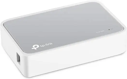 TP-Link 5-Port Desktop Switch, 5x 10/100Mbps, Auto-Negotiation RJ45 Ports, Auto MDI/MDIX, IEEE 802.3x Flow Control, White TL-SF1005D
