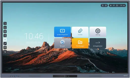 METZ 86” K Series Interactive Display offers immersive 4K UHD clarity, smooth 60Hz visuals, fast 8ms response, and powerful ARM performance—ideal for large classrooms and boardrooms. 86KD1