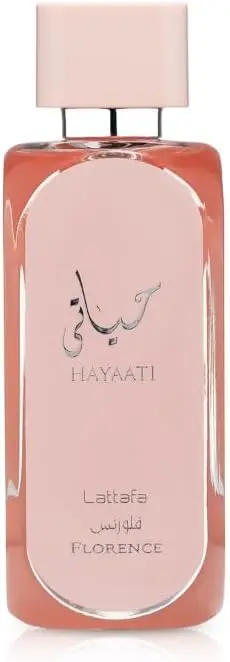 Lattafa Hayaati Florence Eau de Parfum offers a smooth, long-lasting unisex fragrance with elegant floral and warm notes, ideal for daily wear or special moments. 100ml