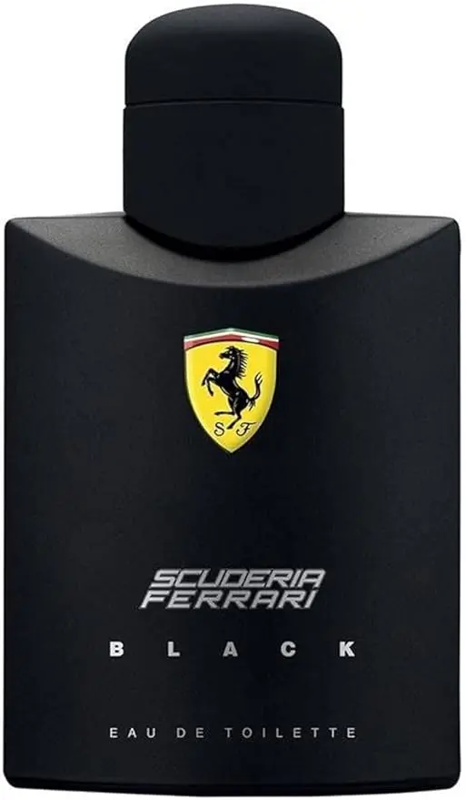 Ferrari Black Eau de Toilette delivers a bold, masculine scent with fresh citrus and warm woody notes for confident daily wear and evening occasions.