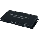 CH-2606RX UHD+ HDBaseT to HDMI Receiver delivers 4K@60 over up to 100m with USB extension, PoH, CEC bypass, and bi-directional control—ideal for clean, long-distance AV installs. CH-2606RX