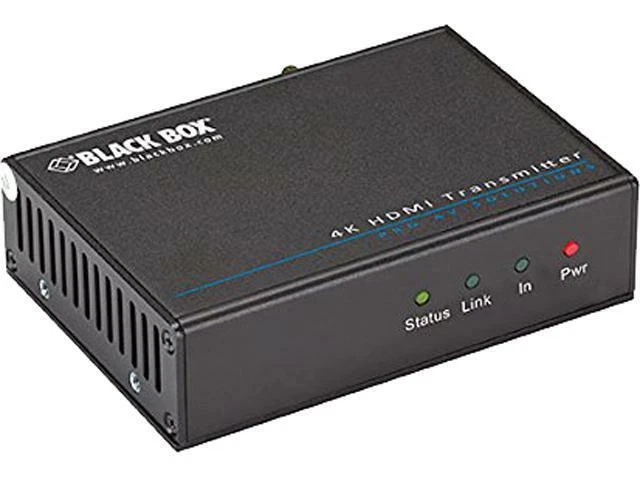 [AVS-HDB-TX] Black Box AVS-HDB-TX video extender delivers stable, high-quality HDMI signal transmission over long distances—ideal for professional AV setups and reliable 4K content distribution.