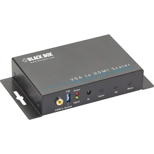 [AVSC-VGA-HDMI-R2] Black Box AVSC-VGA-HDMI-R2 VGA-to-HDMI Converter Scaler with Audio