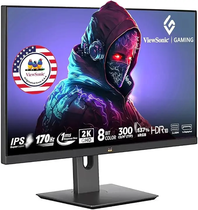 ViewSonic VX2758A-2K-PRO 27" Monitor 1ms 170Hz 2