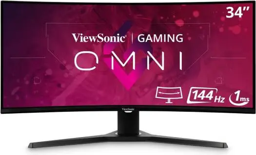 ViewSonic VX3418-2KPC 34" monitor 1500R 180Hz 1ms