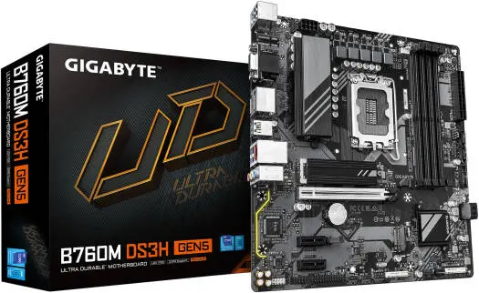 [B760M-DS3H-GEN5] GIGABYTE B760M-DS3H-GEN5 B760M DS3H GEN5 LGA1700 motherboard B760