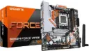 GIGABYTE B850M FORCE WIFI6E AM5 micro-ATX motherboard with AMD B850 chipset, DDR5 up to 256GB, PCIe 5.0 x16, triple M.2 slots, Wi-Fi 6E and Bluetooth 5.3—powerful connectivity for compact Ryzen builds. B850M-FORCE-WF6E