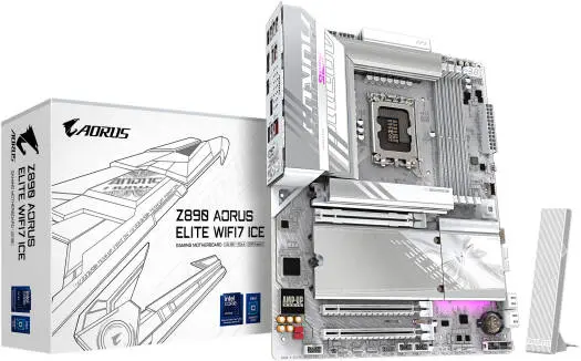 [Z890-A-ELITE-WF7-ICE] GIGABYTE Z890-A-ELITE-WF7-ICE Z890 7 LGA1851 motherboard Z890 DDR5
