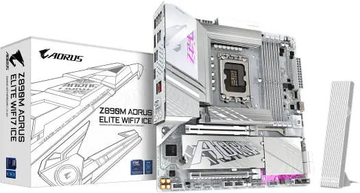 GIGABYTE Z890M-A-ELITE-WF7-ICE Z890M WIFI7 LGA1851 motherboard DDR5 256GB,