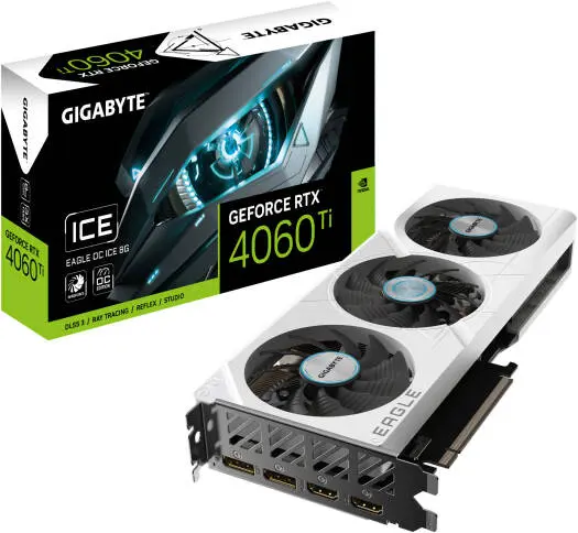 [GV-N406TEAGLEOC-8GD] GIGABYTE ICE-8GD 4060 graphics card 8GB GDDR6, 2550MHz