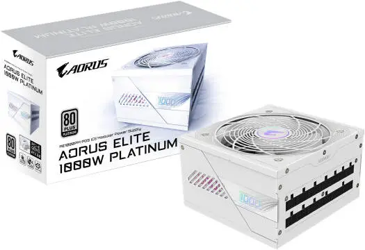 [GP-AE1000PM-PG5-ICE] GIGABYTE GP-AE1000PM-PG5-ICE P1000W 80+ power supply 5.0 1000W