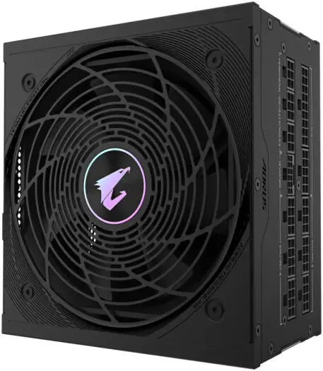 GIGABYTE AORUS ELITE P850W 80+ Platinum modular power supply with PCIe 5.0 and ATX 12V v3.0 support, 850W output, and quiet 120mm FDB fan—stable, efficient power for modern high-end PCs. GP-AE850PM-PG5