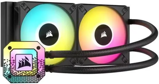 CORSAIR CW-9060068-WW H100i cooler 240mm 120mm fans, 65.57