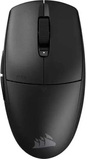CORSAIR M55 Wireless gaming mouse with 24,000 DPI optical sensor, 35G acceleration, 300 IPS tracking, six programmable buttons, and SLIPSTREAM wireless plus Bluetooth—fast, precise control without cables. CH-931F000-AP