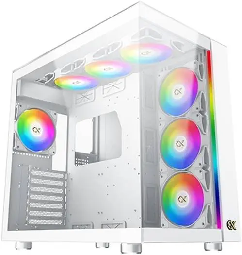XIGMATEK EN40689 case 0.8mm 360mm 10 fans, showcase