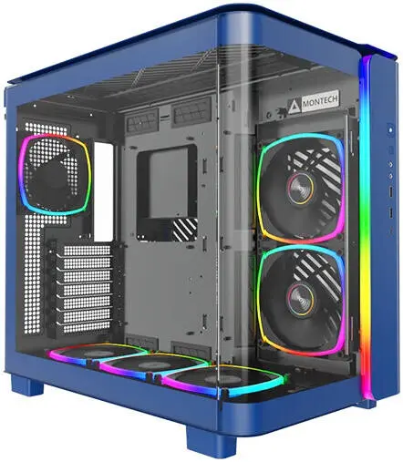 MONTECH KING-95-PRO-BLUE 95 case fans, 360mm fans—bold