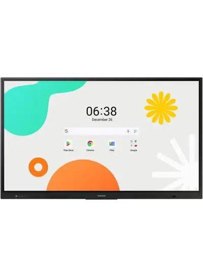 [LH86WAFWLGCXUE] SAMSUNG WAF Series Interactive Display, 86" 4K UHD Touch IR Display, 8ms Response Time, 64GB Flash Memory, Wi-FI & Bluetooth Connectivity, Android 14, Black LH86WAFWLGCXUE