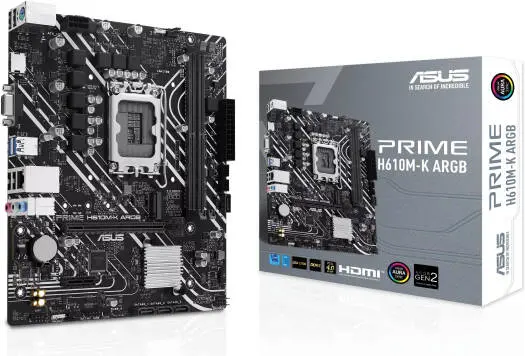 [90MB1G90-M0EAY0] ASUS 90MB1G90-M0EAY0 H610M-K LGA1700 motherboard DDR5 96GB, 4.0