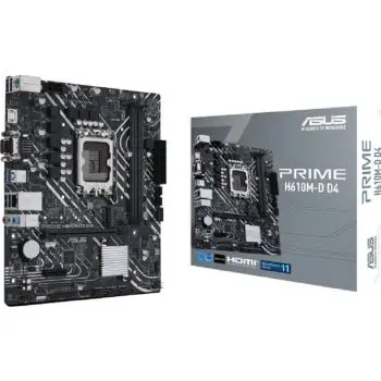 [90MB1A00-M0EAY0] ASUS 90MB1A00-M0EAY0 H610M-D D4 LGA1700 motherboard DDR4 4.0,