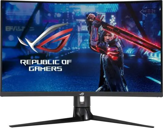 [90LM03S0-B04170] ASUS ROG Strix XG32VC 31.5" WQHD curved gaming monitor with 170Hz, 1ms MPRT, ELMB Sync & 1800R immersion. Vivid 125% sRGB and DisplayHDR 400 for smooth, vibrant gameplay. 90LM03S0-B04170