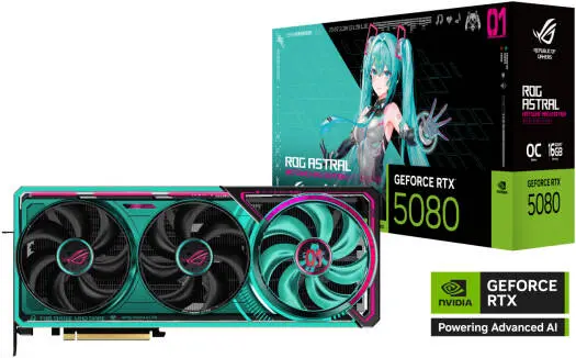 ASUS 90YV0LV9-M0NM00 5080 16GB GDDR7 graphics card 10752