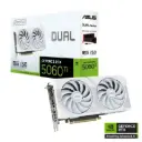 ASUS Dual RTX5060TI-8G WHITE 8GB GDDR7 NVIDIA GeForce RTX 5060 Ti graphics card with efficient cooling and smooth gaming performance. 90YV0MP6-M0NA00