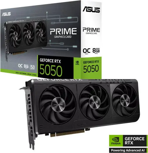 ASUS 90YV0N70-M0NA00 5050 8GB GDDR6 graphics card 3×