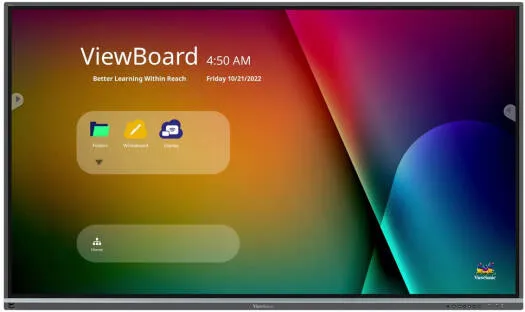 [IFP8650-5F] ViewSonic IFP8650-5F 86” 4K Interactive Display (40 Touch Points)