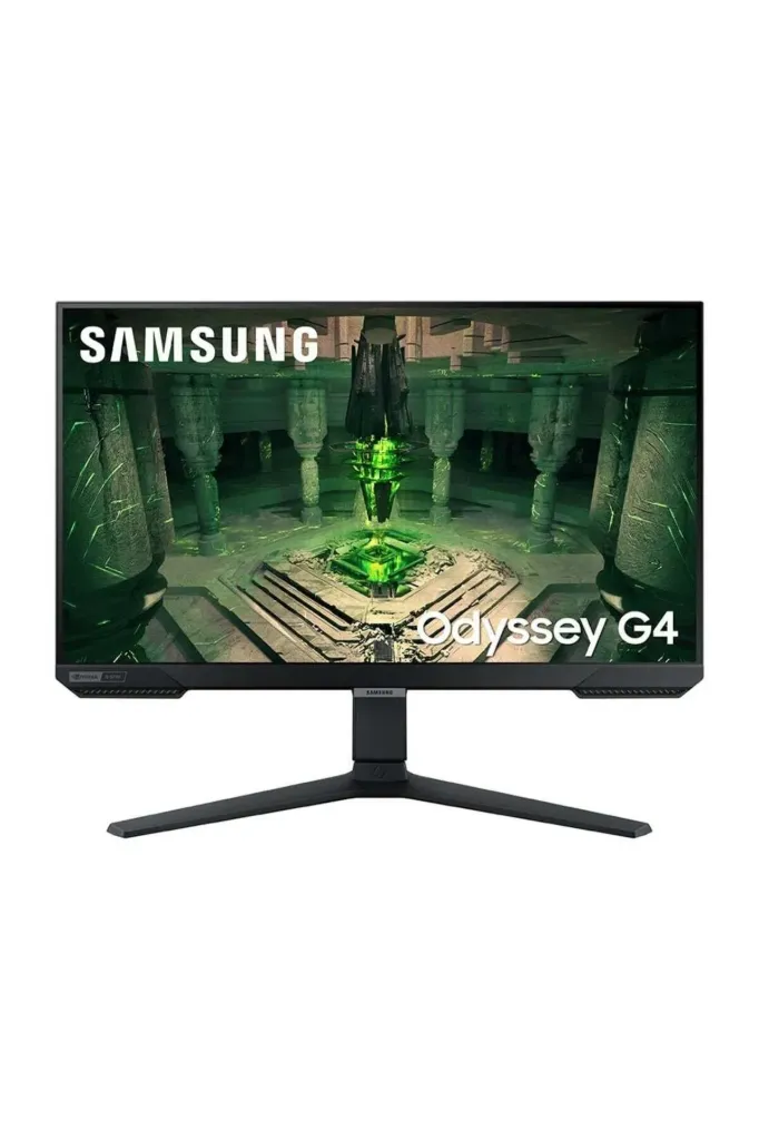 [LS25BG402EMXUE] Samsung 25" Odyssey G4 BG402 FHD IPS Gaming Monitor, 240Hz Refresh Rate, 1ms Response Time, AMD FreeSync Premium, Black, Middle East Version - LS25BG402EMXUE