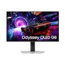 Samsung 27" Odyssey OLED G8 G81SF 4K UHD Gaming Monitor, 240Hz, 0.03ms, QD-OLED, HDMI 2.1, FreeSync Premium Pro, White - LS27FG810SMXUE