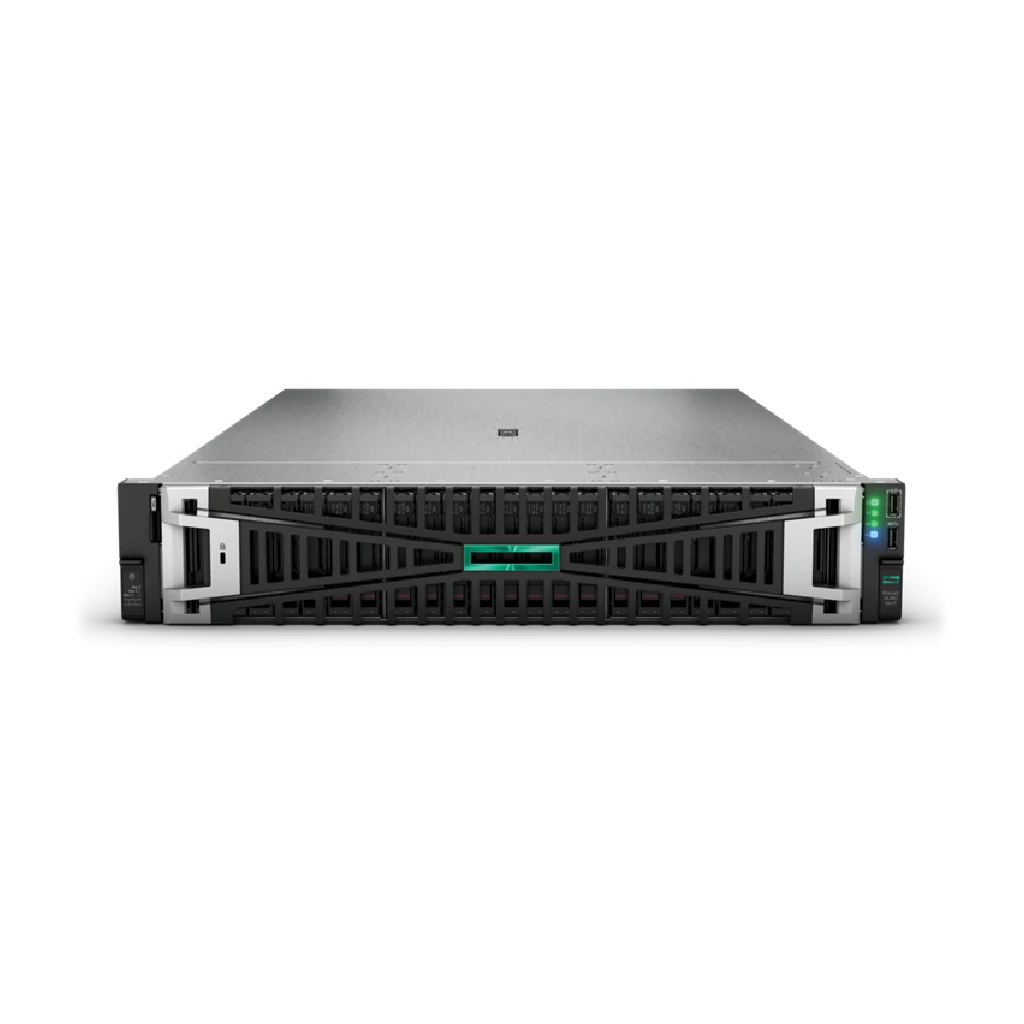 HPE ProLiant DL380 Gen11 4510 2.4GHz 12c 1P 64GB‑R 8SFF MR408i‑o 2x960GB SSD 2x1000W PS EMEA Server